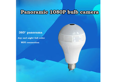 1080P Colorful Light Bulb Spy Camera , Home Depot Security Cameras Wireless