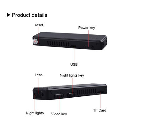 Infrared Mini DV WIFI 1080P 32GB Spy Hidden Pen Camera