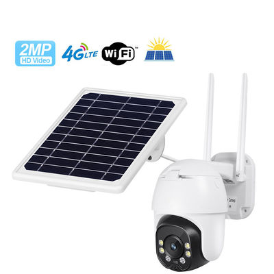 Cloud Storage Full Hd IP66 solar 4g Security Camera With Solar Panel