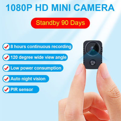 HD 1080P Smart PIR Sensor Night Vision Body Camera Mini Camcorders