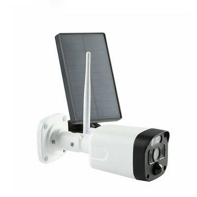 1080P Solar Panel Low Battery Outdoor Wifi iP Camera 18650 Rechargeable Battery with two way audio Solar Charging Cam