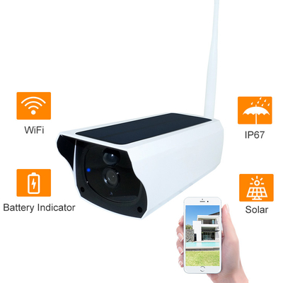 Solar Charging 1080P HD Camera WIFI Wireless Outdoor IP67 Waterproof 128GB SD Card &amp; Cloud Storage P2P Outside Camera