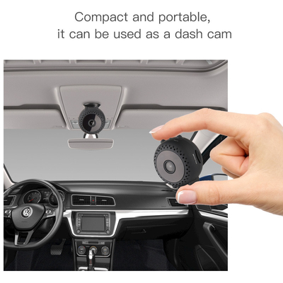 High Definition OEM Hidden Wifi IP Camera Wide Angle 128G Memory Card